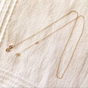 SOLD ON DEPOP. CYLL super fine 14k necklace